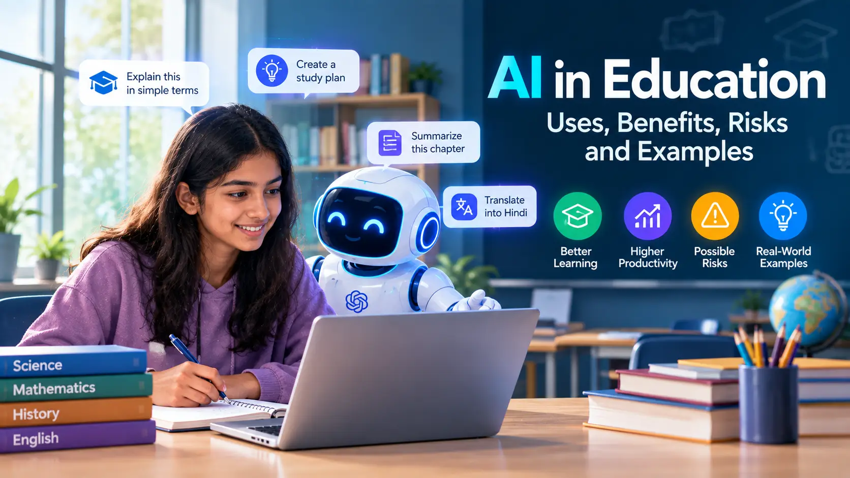 AI in Education: Uses, Benefits, Risks, and Real-World Examples