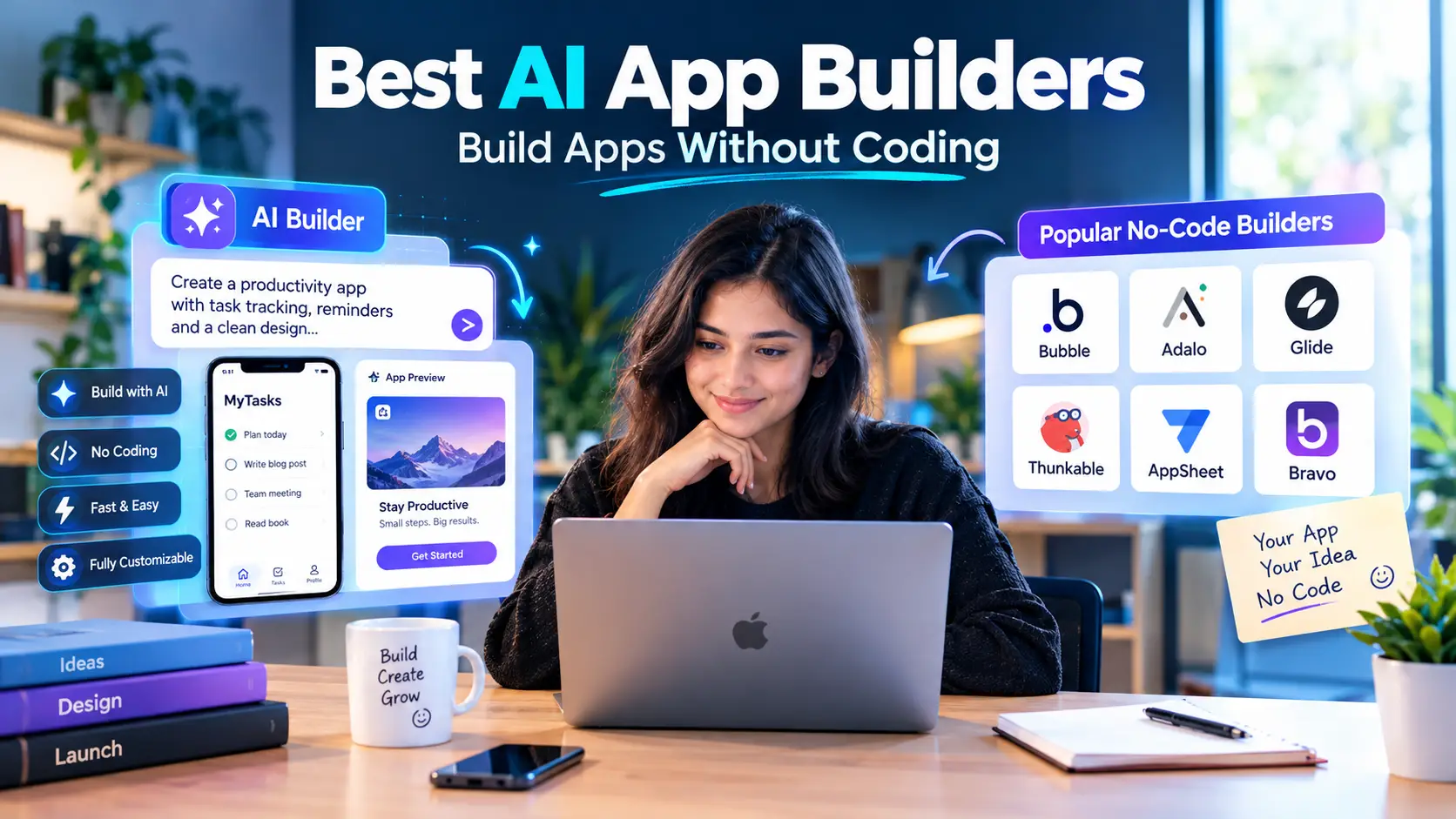 Best AI App Builders: Build Apps Without Coding