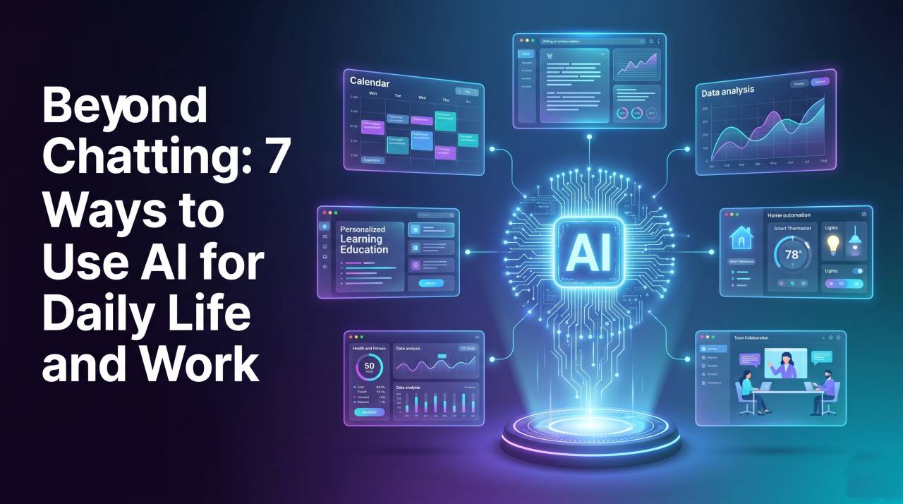 Beyond Chatbots: 7 Practical Ways to Use AI in Daily Life and Work